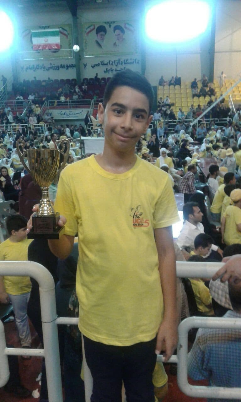 کسب مقام سوم مسابقات کشوری محاسبات ذهنی و راه یابی به مسابقات بین المللی توسط احسان فرمانی در سال1397